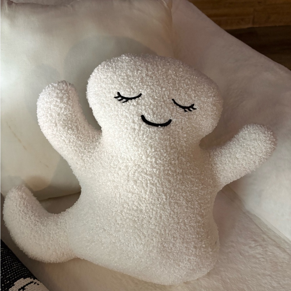 White Ghost Plush Pillow